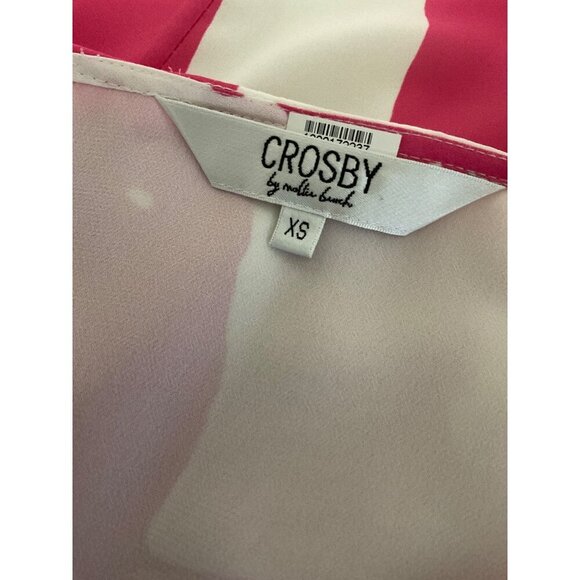 CROSBY BY MOLLIE BURCH Pink Ruffle Sleeve Dress size XSmall - Picture 5 of 10